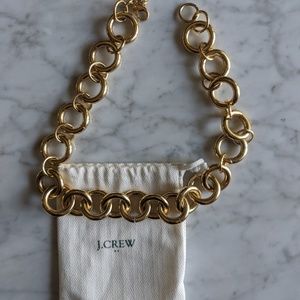 J crew gold necklace
